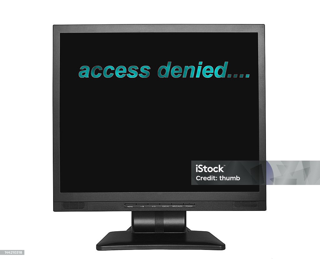 Accesso negato - Foto stock royalty-free di Accessibilità