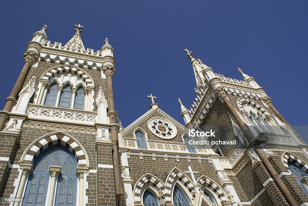 St. Mary's Church in Mumbai Famous Church in Mumbai Building Exterior Stock Photo