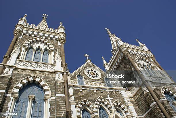 St Marys Church In Mumbai Stock Photo - Download Image Now - Building Exterior, Built Structure, Christianity