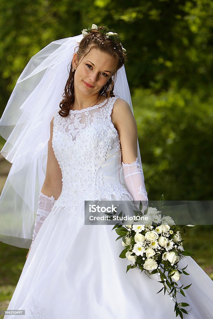 Bride Bride holding a flowers Beautiful People Stock Photo