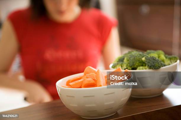 Cooking Healthy Food Stock Photo - Download Image Now - Adult, Bowl, Broccoli
