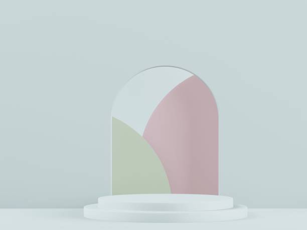 istock 3D rendering of a Cosmetic podium background for product presentation 1442107809