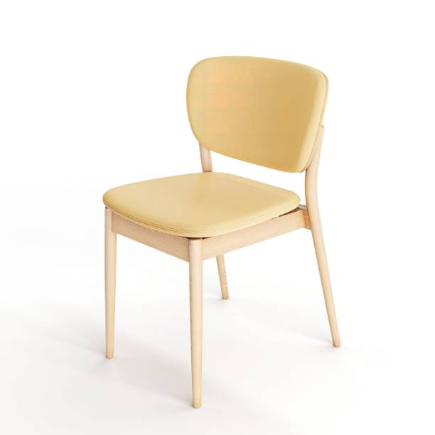 istock 3D rendering of a beige chair isolated on a white background 1442109913