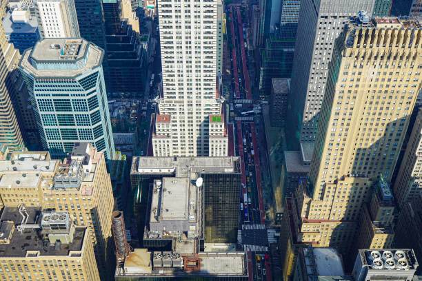 istock Aerial view of Manhattan, NYC 1442110682