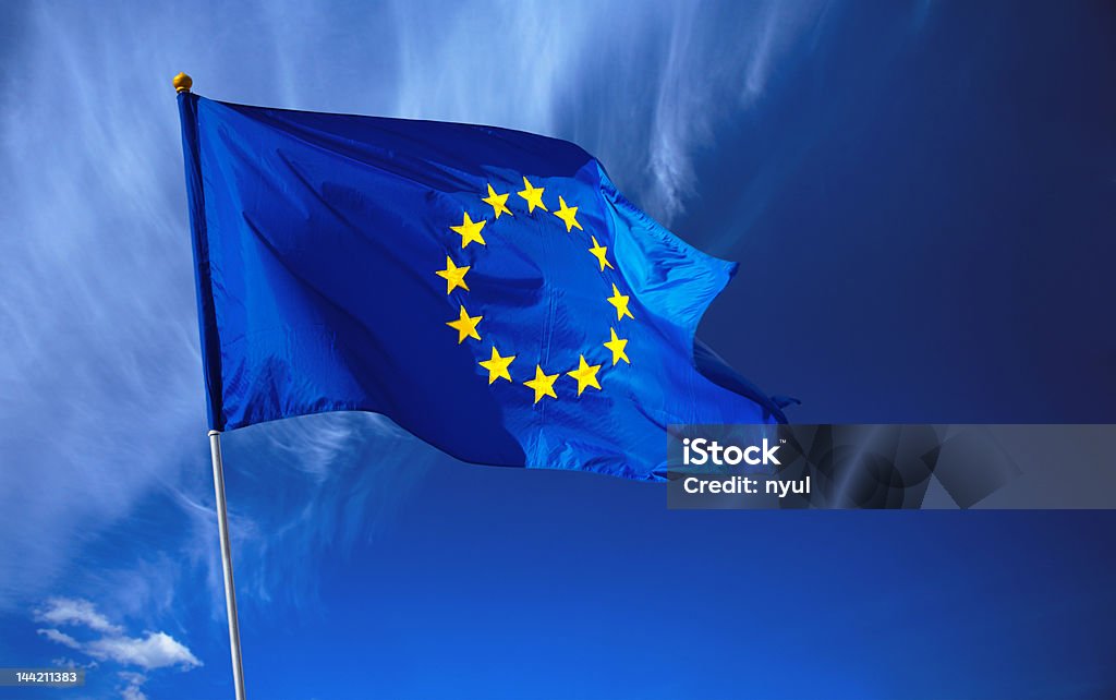 Flagge der Europäischen Union - Lizenzfrei Europäische Union Stock-Foto