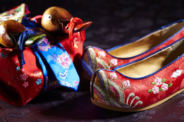 istock Korean Traditional Gift Box and Norigae 1442117366