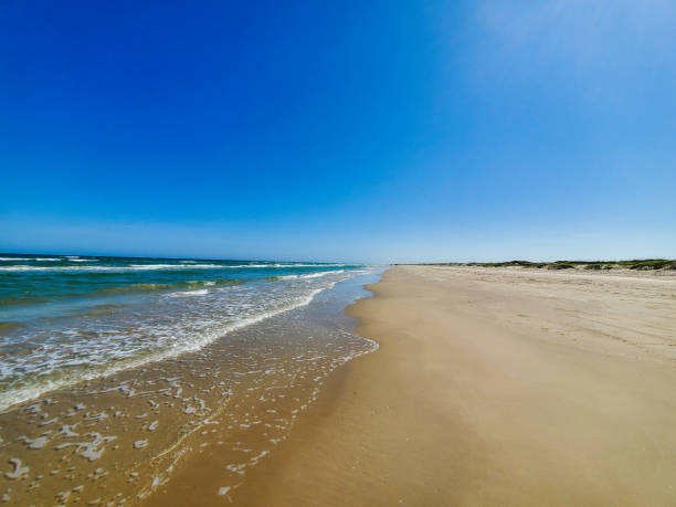 istock Beautiful view of a tranquil sea under a clear blue sky 1442118007