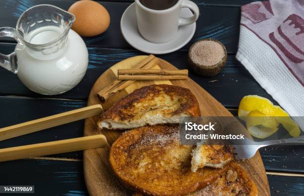 Typical Easter Torrijas In Spain Stock Photo - Download Image Now - Cinnamon, Color Image, Cooking