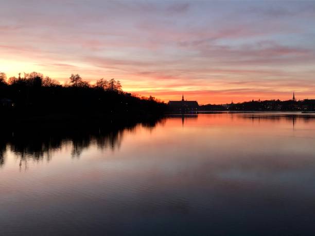 istock Amazing sunset in Stockholm 1442119895