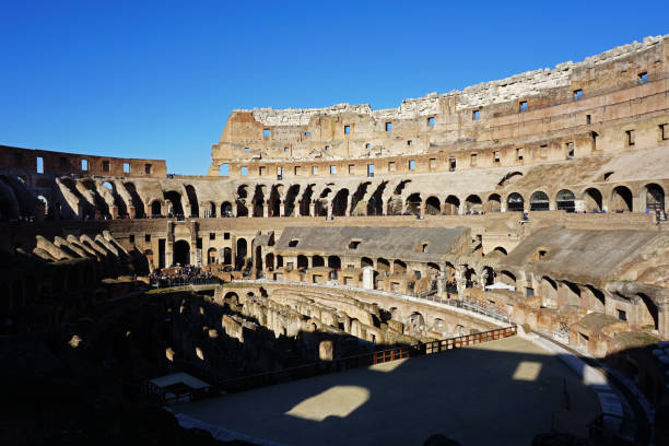 istock Exterior architecture and design of Colosseum (Coliseum) 1442120147