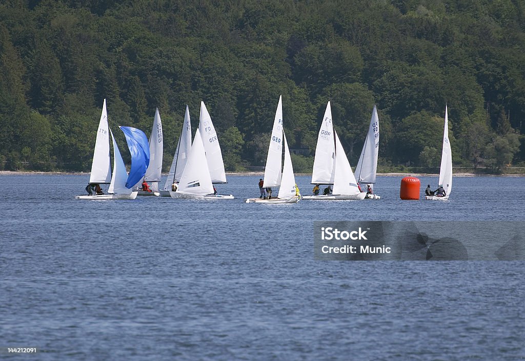 FD-regata di vela di tornitura, secondo punto - Foto stock royalty-free di Acqua