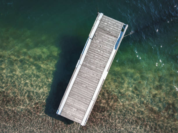 istock High angle shot of a dock by the sea 1442121018