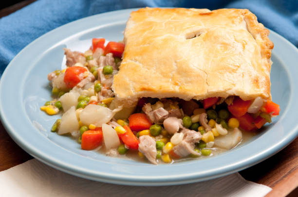 holiday leftover turkey pot pie