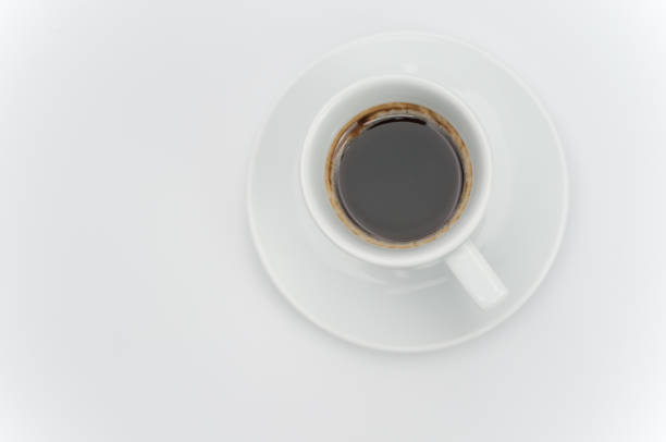 istock white stoneware strong espresso coffee cup and plate on a white tabletop 1442122949