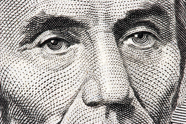 istock Abraham Lincoln close up from 5 dollar bill 144212366