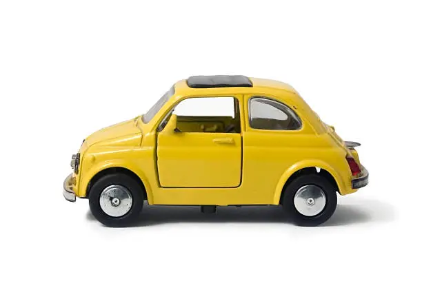 a little model of an old italian car