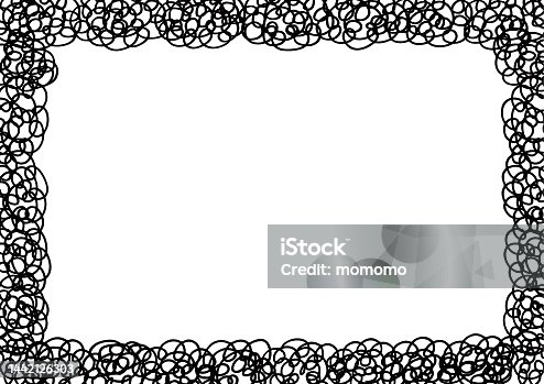 istock Frame material that expresses a troubled state A-size horizontal monochrome 1442126303