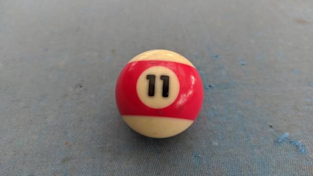 istock The billiard ball showing the number 11 1442129725