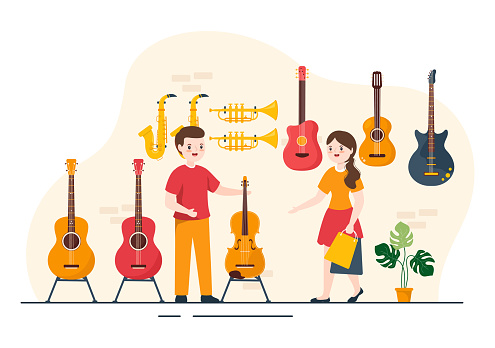 Free download of cartoon guitar player vector graphics and illustrations,  page 29