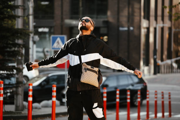 istock A young black man in the city 1442147211