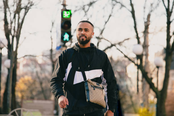 istock A young black man in the city 1442147566