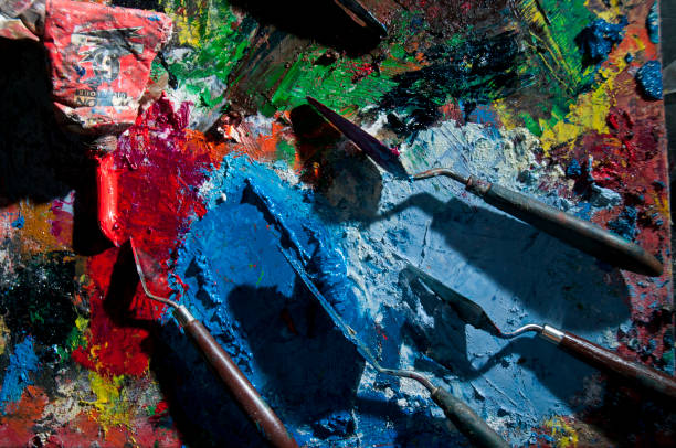 istock Abstract oil painting background 1442148726
