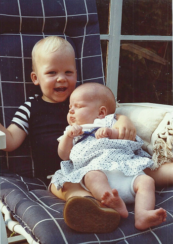 Baby Brother and Sister back in the Eighties