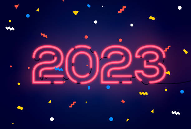 istock Happy New Year 2023 vector illustration stock illustration 1442152128
