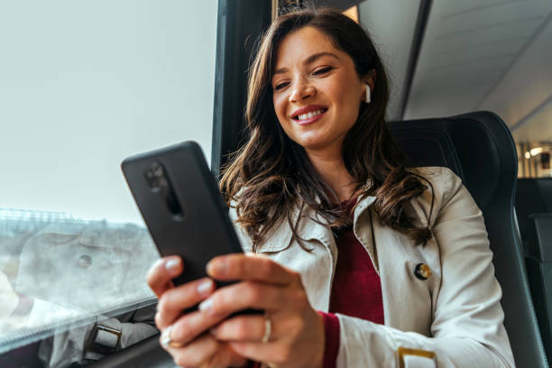 istock Beautiful Young Woman Using Smartphone 1442157513