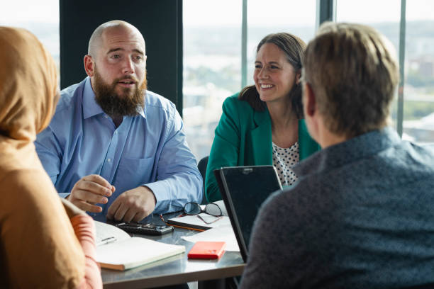 istock Meeting with the Team 1442158402