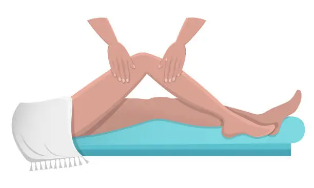 Vector illustration of massage