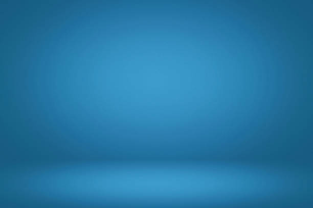 istock Abstract Gradient Blue Studio Room Illustration Background, Suitable for Product Presentation and Backdrop. 1442171619