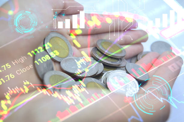 istock The concept of finance is controlled. Artificial intelligence (AI) and very fast communication. 1442173035