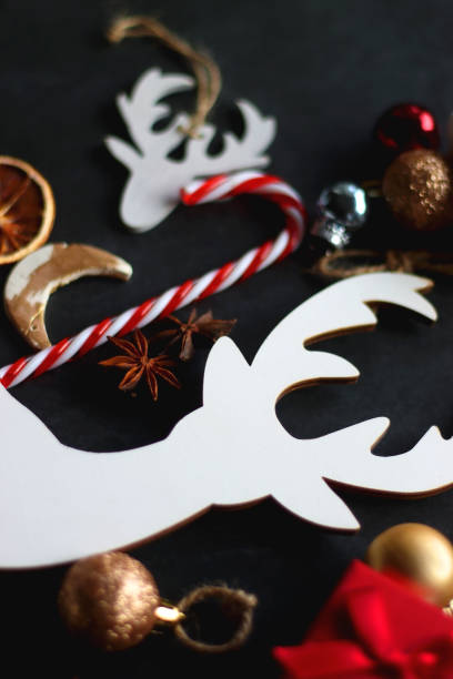 istock Christmas Decorations, Presents and Reindeer 1442174527