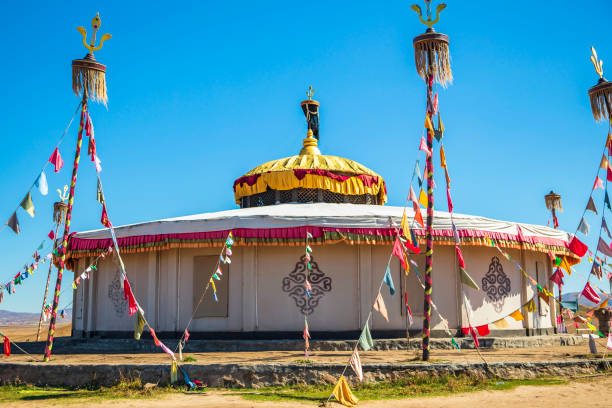 istock The yurt is on the grassland 1442182825