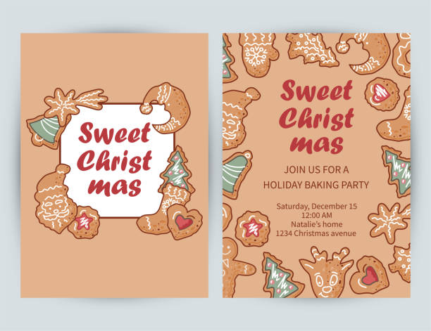 Templates With Gingerbread Cookies For Holiday Baking Party Invitation For Cookie Decoration Celebration Cookie Exchange Christmas Greeting Card Place For Text Vector Illustration Stock Illustration - Download Image Now - iStock templates-with-gingerbread-cookies-for-holiday-baking-party-invitation-for-cookie-decoration-celebration-cookie-exchange-christmas-greeting-card-place-for-text-vector-illustration-stock-illustration-download-image-now-istock