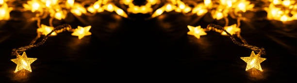 Some red colored advent candles with black background