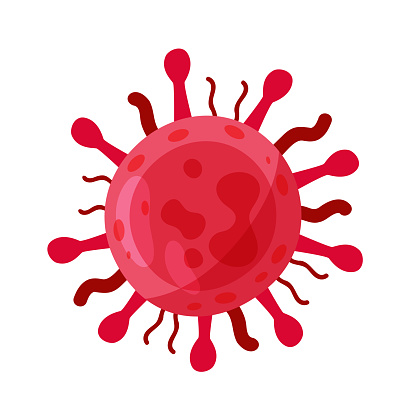 Virus Bacteria. Germ Icon. Vector illustration