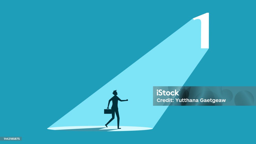 Pengusaha berdiri di depan pintu terbuka di sosok nomor satu. Ilustrasi vektor - Bebas Royalti Arah - Konsep vektor stok Pengusaha berdiri di depan pintu terbuka di sosok nomor satu. Ilustrasi vektor - Bebas Royalti Arah - Konsep vektor stok