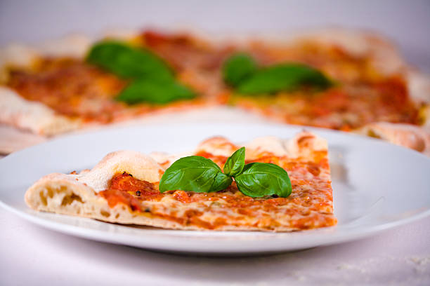 Pizza Margherita stock photo