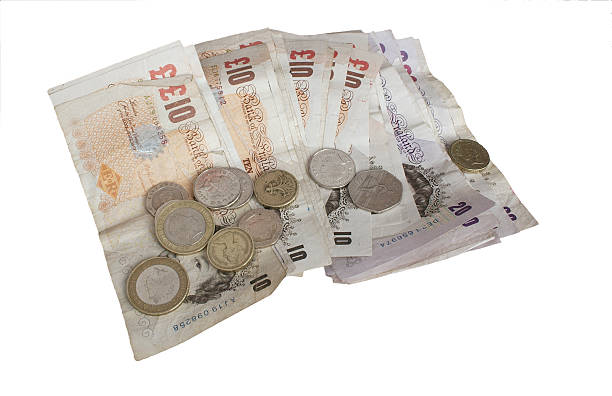 l'anglais devise - british sterling pounds photos et images de collection