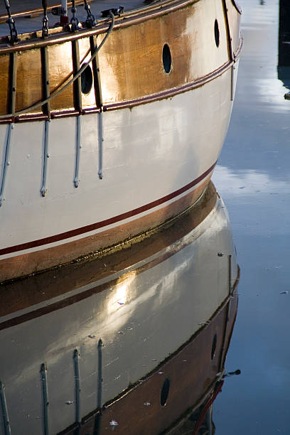 SailBoat Reflection stock photo