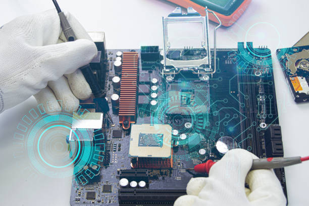 istock top view of motherboard, computer motherboard, artificial intelligence concept 1442192287
