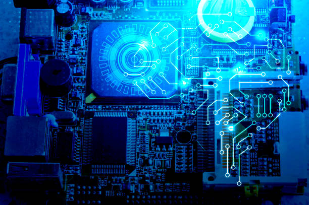 istock top view of motherboard, computer motherboard, artificial intelligence concept 1442192464