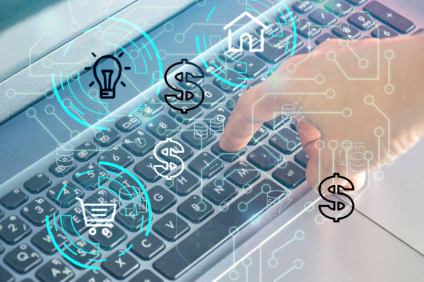 istock concept Pay for goods and services Easy to do at your fingertips 1442192848