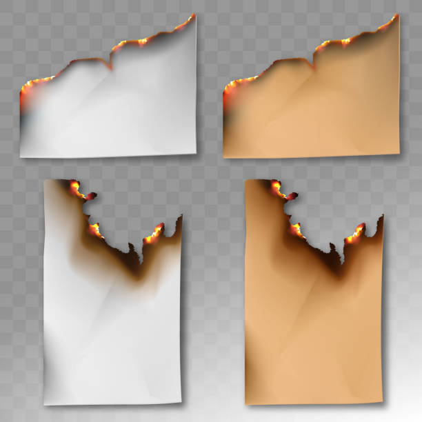 Burn Paper Frame Design 840+ Burn Paper Frame Background Stock Illustrations, Royalty-Free ...