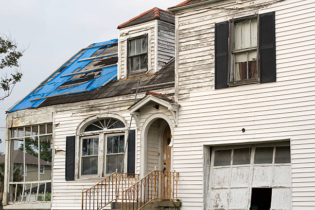 ハリケーン・カトリーナの被害 - katrina hurricane katrina damaged hurricane ストックフォトと画像