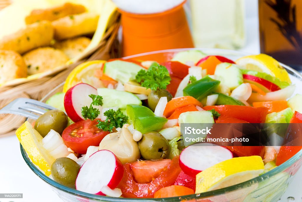 Salada fresca de Verão 3 - Royalty-free Alcaparra Foto de stock