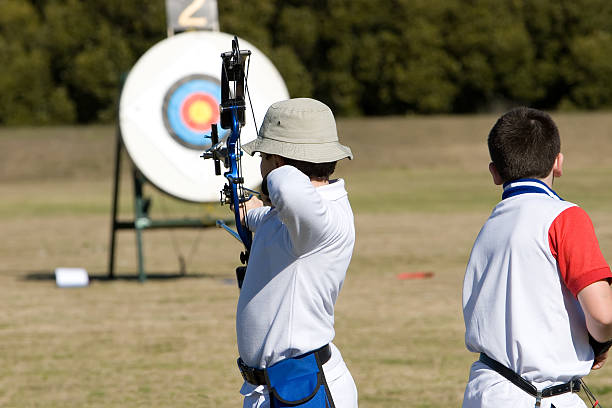 Young Archers stock photo