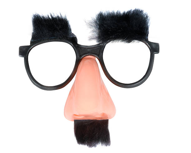 master of disguise funny glasses on a white background groucho marx disguise stock pictures, royalty-free photos & images